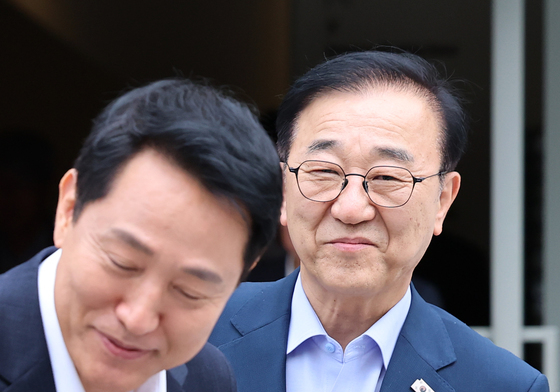 두번째 회동 마친 김윤덕·오세훈
