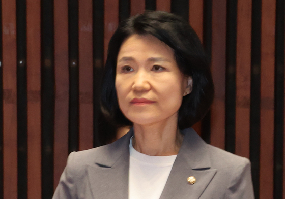 국민의례하는 이진숙 의원