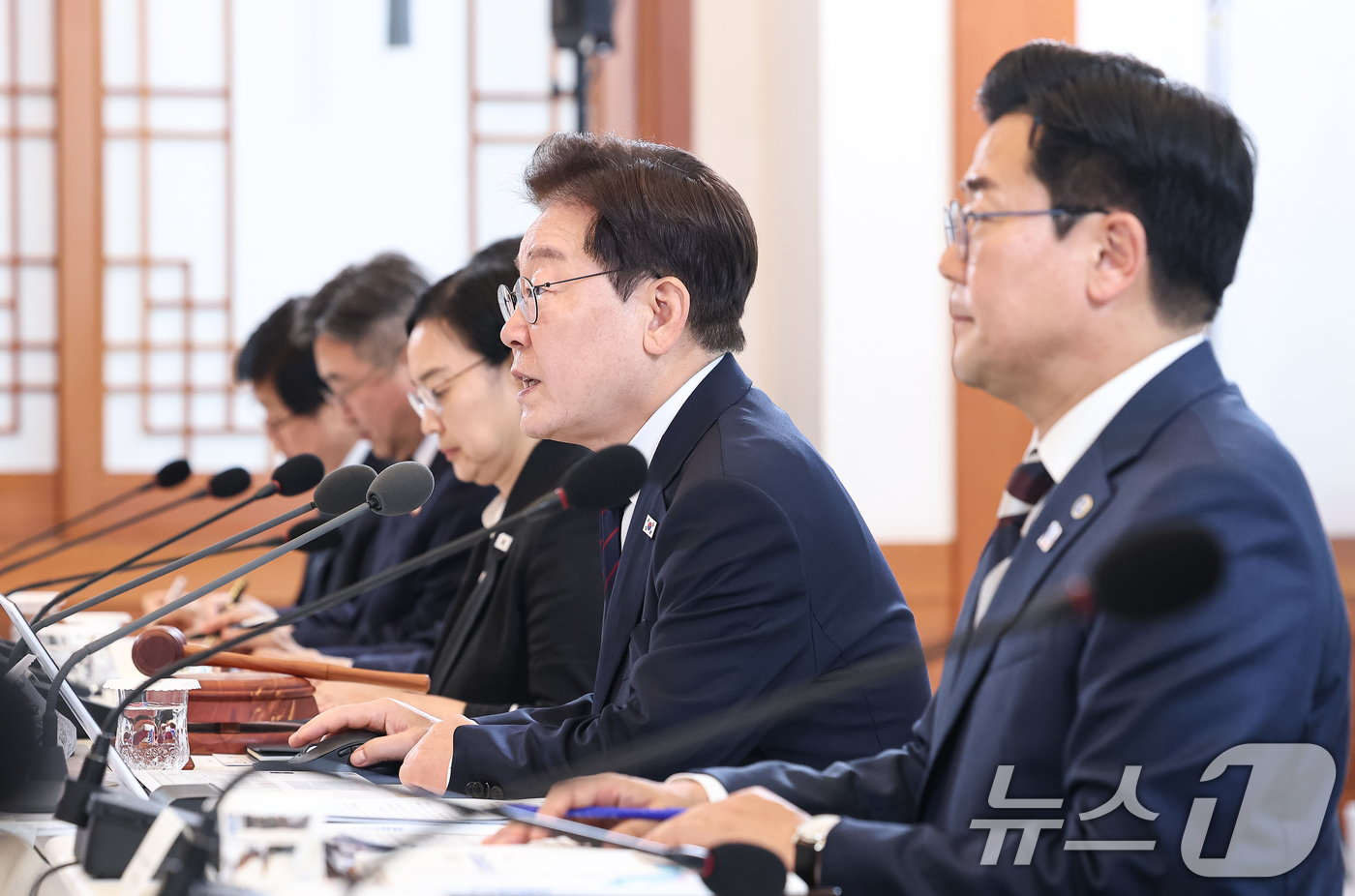 (서울=뉴스1) 이재명 기자 = 이재명 대통령이 26일 청와대에서 열린 제10회 중앙지방협력회의에서 발언하고 있다. 2026.8.26/뉴스1