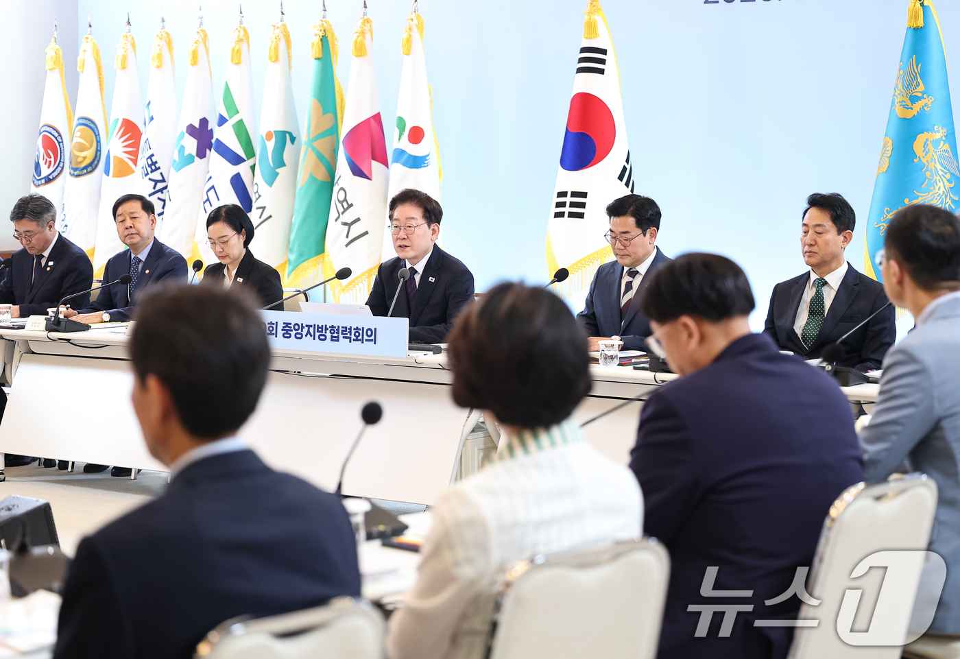(서울=뉴스1) 이재명 기자 = 이재명 대통령이 26일 청와대에서 열린 제10회 중앙지방협력회의에서 발언하고 있다. 2026.8.26/뉴스1