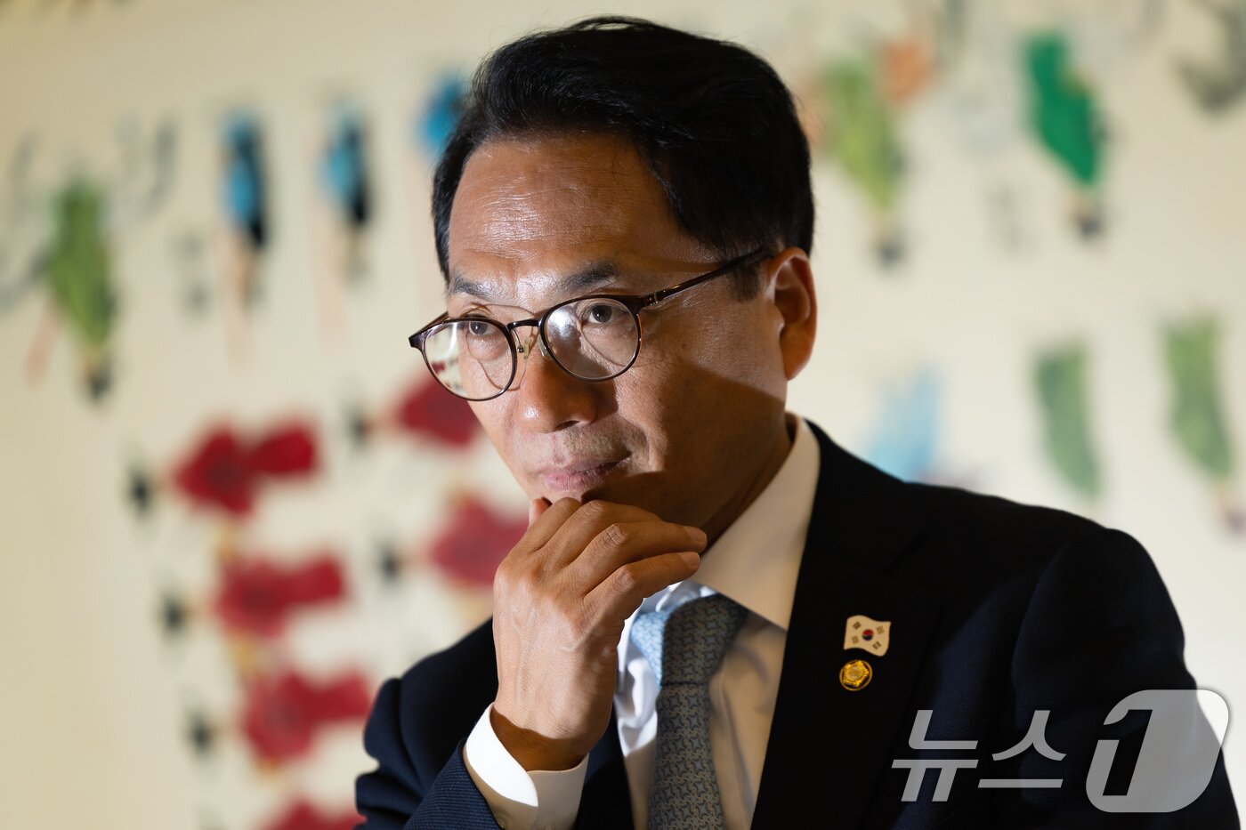 본문 이미지 - 박선원 더불어민주당 최고위원이 26일 서울 여의도 국회에서 뉴스1과 인터뷰하고 있다. 2026.8.26 ⓒ 뉴스1 유승관 기자