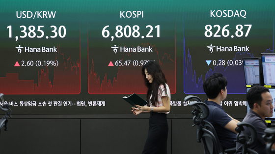 코스피, 삼전·닉스 자사주 매입에 6800 회복