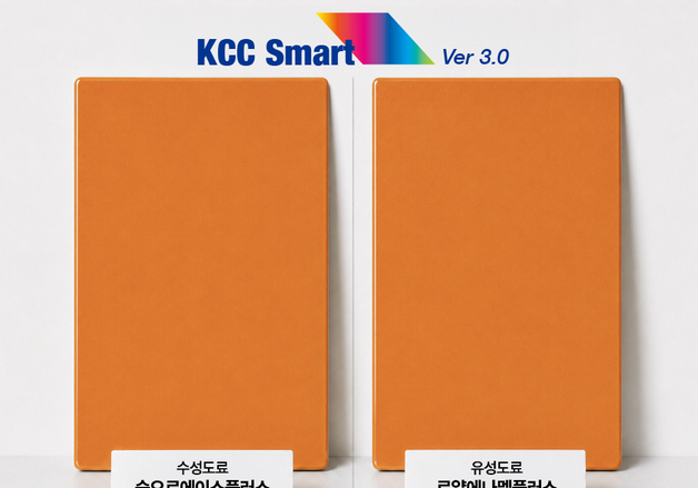 "수성·유성 페인트 경계 지웠다"…KCC, AI 조색 '스마트 3.0' 공개