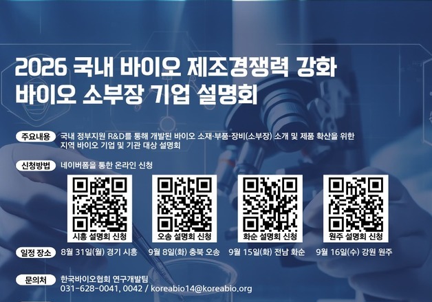 "실험실 넘어 공장으로"…국산 바이오 소부장, 현장 도입 확대