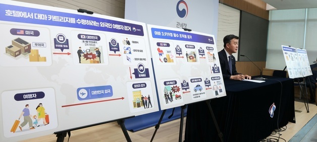 관세청, 국제우편 분야 통제배달 마약수사 성과 발표