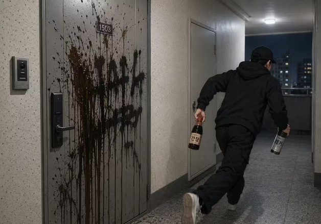 사주받고 현관에 간장·래커 테러…보복대행 행동대원에 실형 선고
