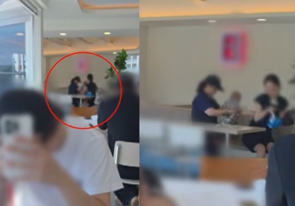손님 꽉 찬 카페서 '아이 기저귀' 간 여성…"비위 상해 음식 먹다 나왔다"