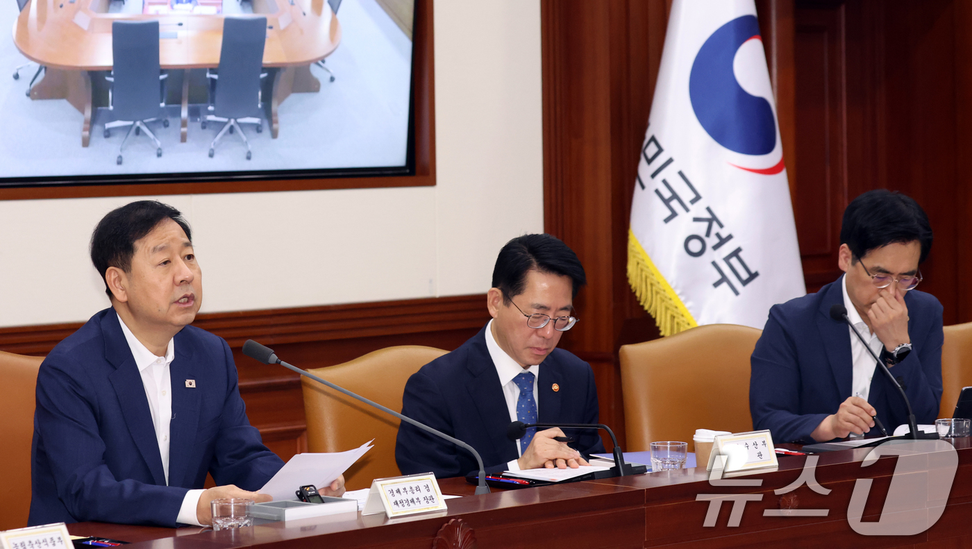 (서울=뉴스1) 김명섭 기자 = 구윤철 경제부총리 겸 재정경제부 장관이 28일 오전 서울 종로구 세종대로 정부서울청사에서 열린 비상경제본부 희의 겸 경제관계장관회의 겸 민생물가 특 …