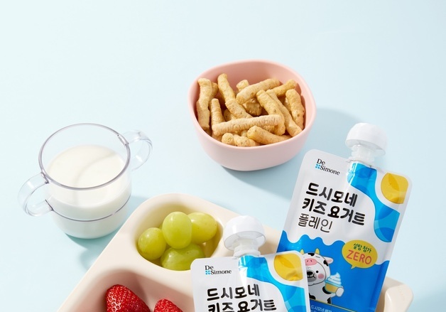 "국산 원유 93%"…헥토 '드시모네 키즈 요거트' 현대百 식품관 입점