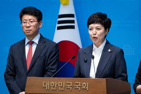 김은혜 국민의힘 의원, 경기도 주택공급 관련 기자회견