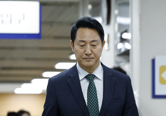 오세훈 서울시장, 항소심 공판 출석