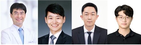 본문 이미지 - (왼쪽부터)박상민 서울대병원 가정의학과 교수, 자이메드㈜ 장주영 박사, 서울의대 의료빅데이터연구센터 한창호 연구조교수·의과학과 김재원 박사. (병원 제공)