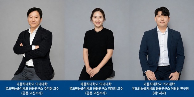 줄기세포로 면역질환 치료…환자반응 예측, 동물대체시험 기대