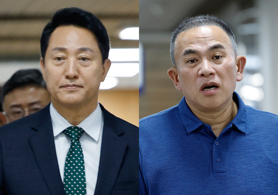 법정 향하는 오세훈·명태균