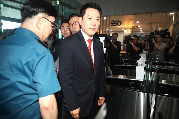 장동혁 대표, 고평기 제주청장 면담