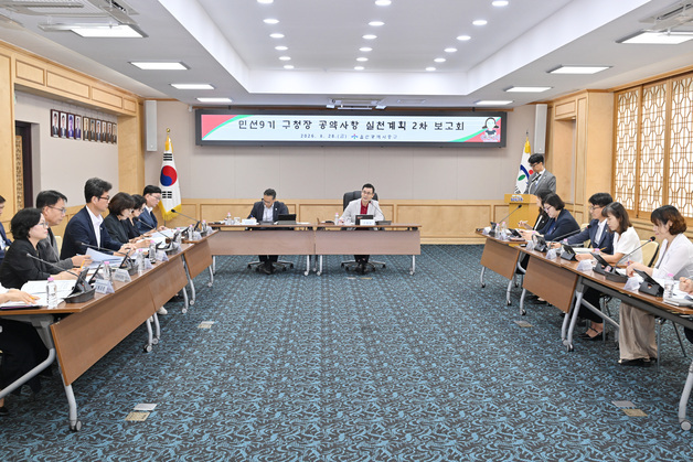 울산 중구, 민선9기 구청장 공약사항 실천계획 2차 보고회 개최