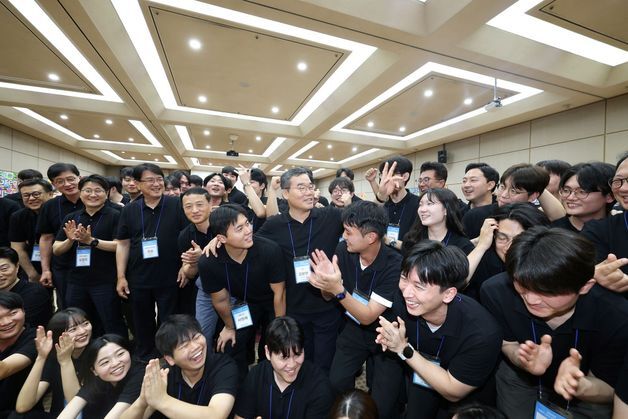 김보현 대우건설 사장, 하반기 신입사원 62과 소통 간담회