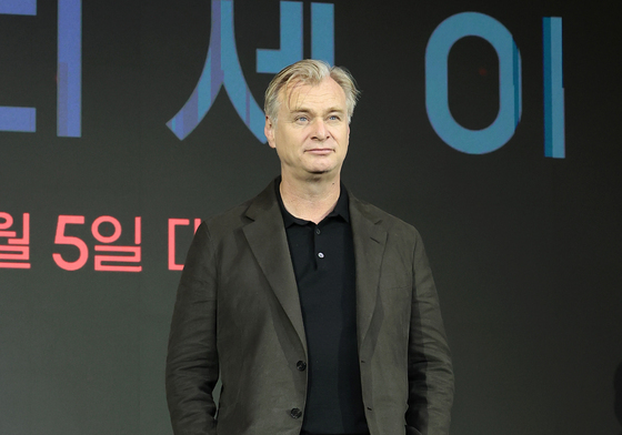 내한한 크리스토퍼 놀란 감독