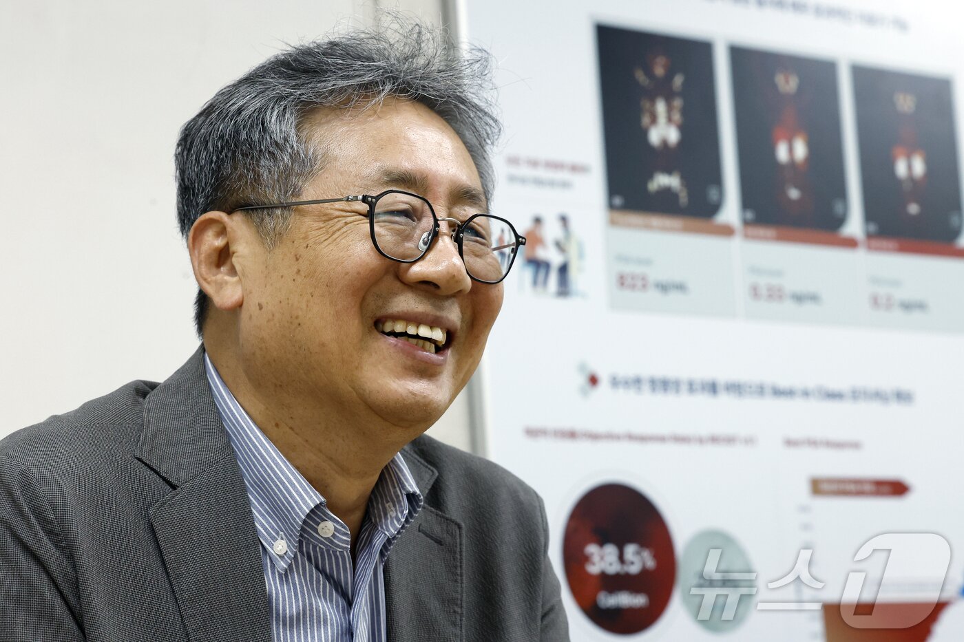 본문 이미지 - 방사성의약품 전문기업 셀비온 김권 대표가 지난달 31일 서울시 종로구 율곡로 셀비온에서 뉴스1과 인터뷰를 하고 있다. ⓒ 뉴스1 박정호 기자