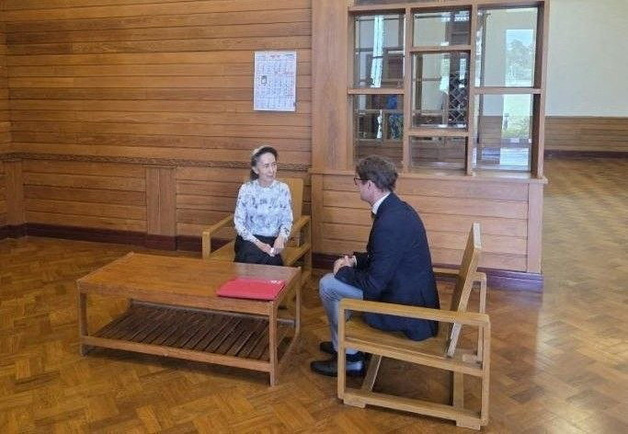 미얀마 "아웅산 수 치, 국제적십자위원회 미얀마 대표와 면담"