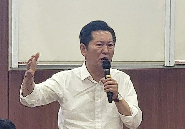 원주에서 당원 토크콘서트 갖는 정청래 후보