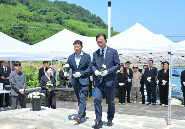 여수시 '이야포·두룩여 미군폭격사건' 76주년 추모제 엄수