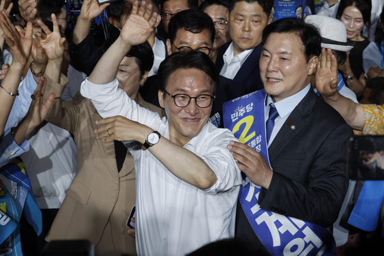 광주전남 결의대회 입장하는 김민석
