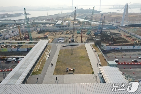 부산 동구, 북항 환승센터 사업자에 공사중지 처분 사전 통지