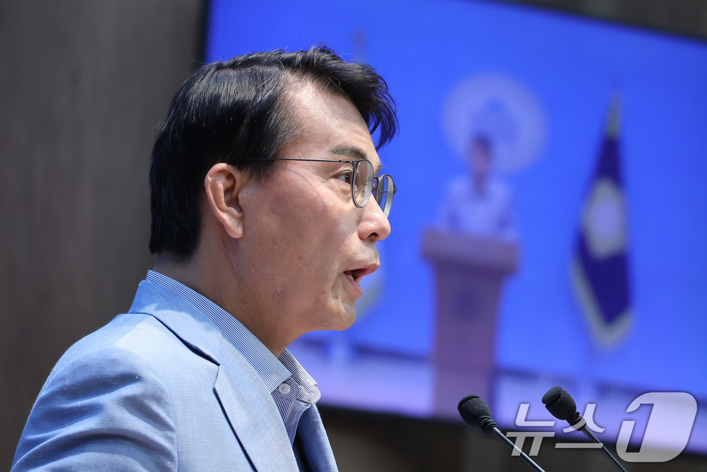 (서울=뉴스1) 신웅수 기자 = 윤상현 6.3 지방선거 투표용지 부족사태 등 국민참정권 침해 진상규명 및 선거관리 개혁을 위한 국정조사특별위원회 위원장이 30일 서울 여의도 국회 …