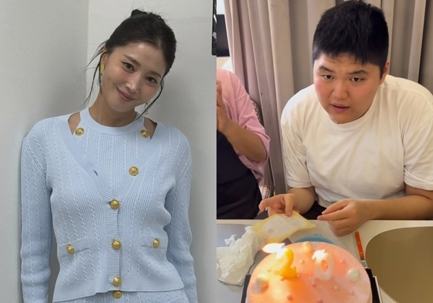 오윤아, 재혼 후 子 첫 생일…시부모도 함께 축하 "감사합니다"