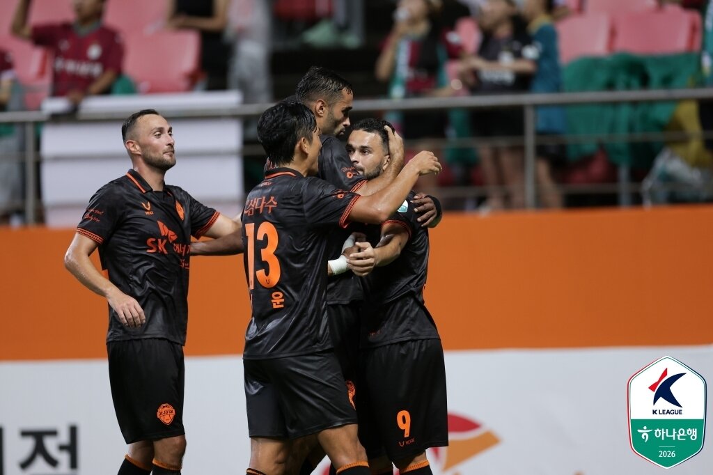 본문 이미지 - 제주가 대전을 3-1로 꺾었다.(한국프로축구연맹 제공) 