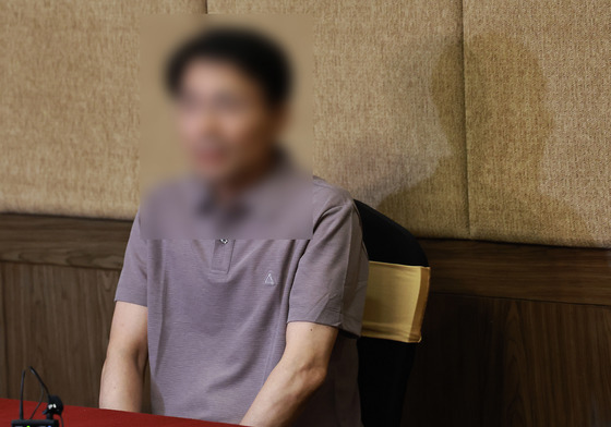 고립 당시 상황 설명하는 두산에너빌 생존 현장소장