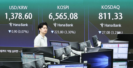 코스피·코스닥 '급락 출발'