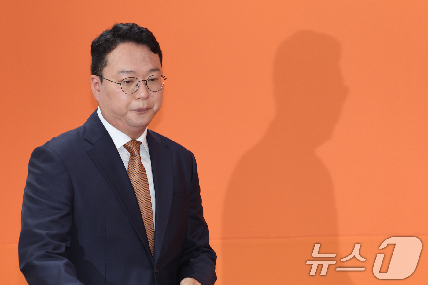 (서울=뉴스1) 황기선 기자 = 천하람 개혁신당 당대표 권한대행 겸 원내대표가 31일 오전 서울 여의도 국회에서 열린 기자간담회에 참석하고 있다. 2026.8.31/뉴스1