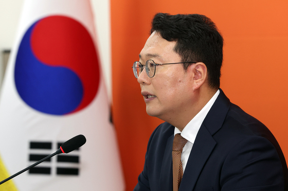발언하는 천하람 당대표 권한대행