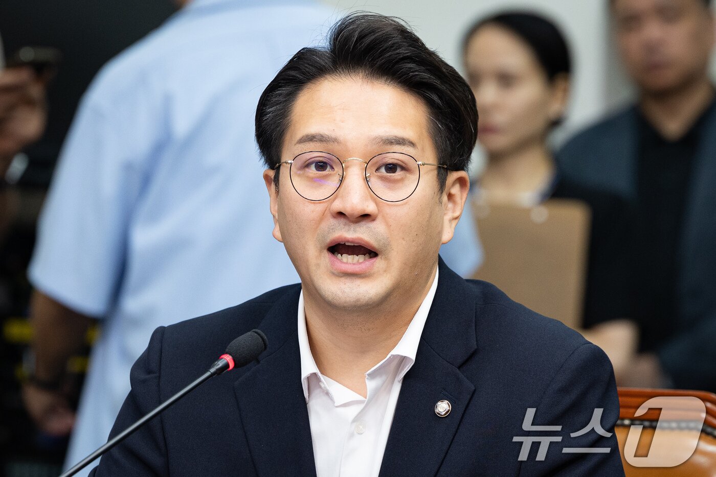 본문 이미지 - 전용기 더불어민주당 최고위원이 31일 서울 여의도 국회에서 열린 최고위원회의에서 발언하고 있다. 2026.8.31 ⓒ 뉴스1 유승관 기자