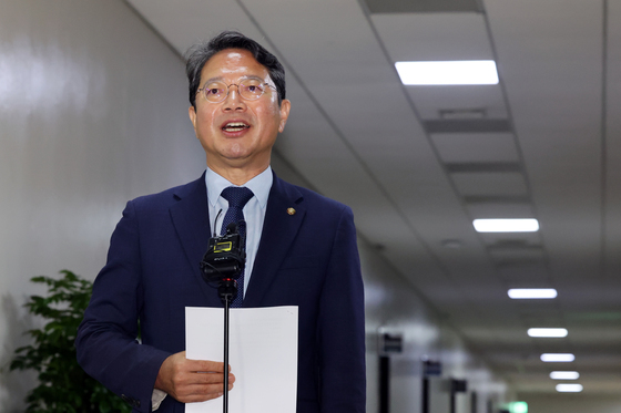 지명 소감 밝히는 김승원 후보자