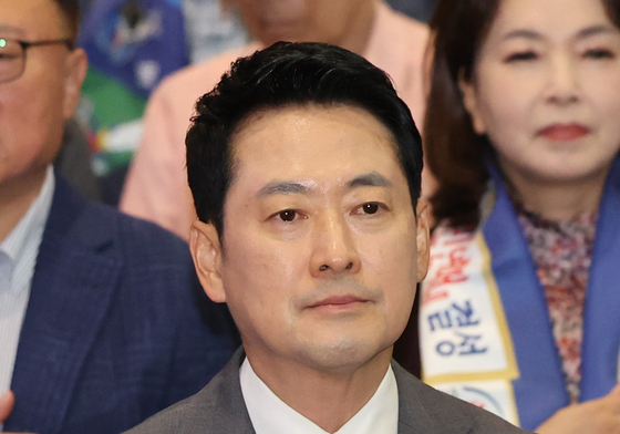 국민의례하는 장동혁 대표