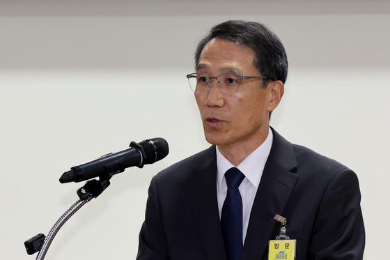 인사말하는 유재성 경찰청장 직무대행