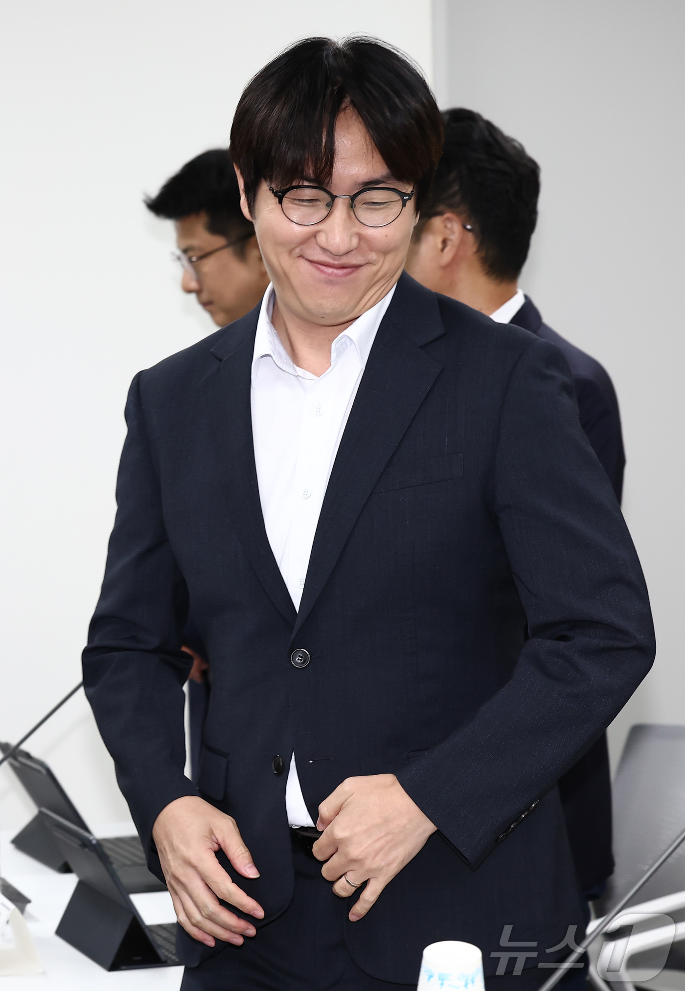 (서울=뉴스1) 김민지 기자 = 하정우 국가인공지능전략위원회 신임 상근부위원장이 31일 서울 중구 국가인공지능전략위원회에서 열린 취임 인사 및 기자간담회에 참석하고 있다. 2026 …