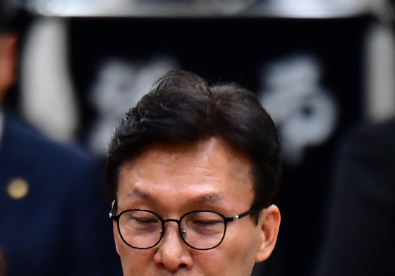 조문 마친 김민석 대표