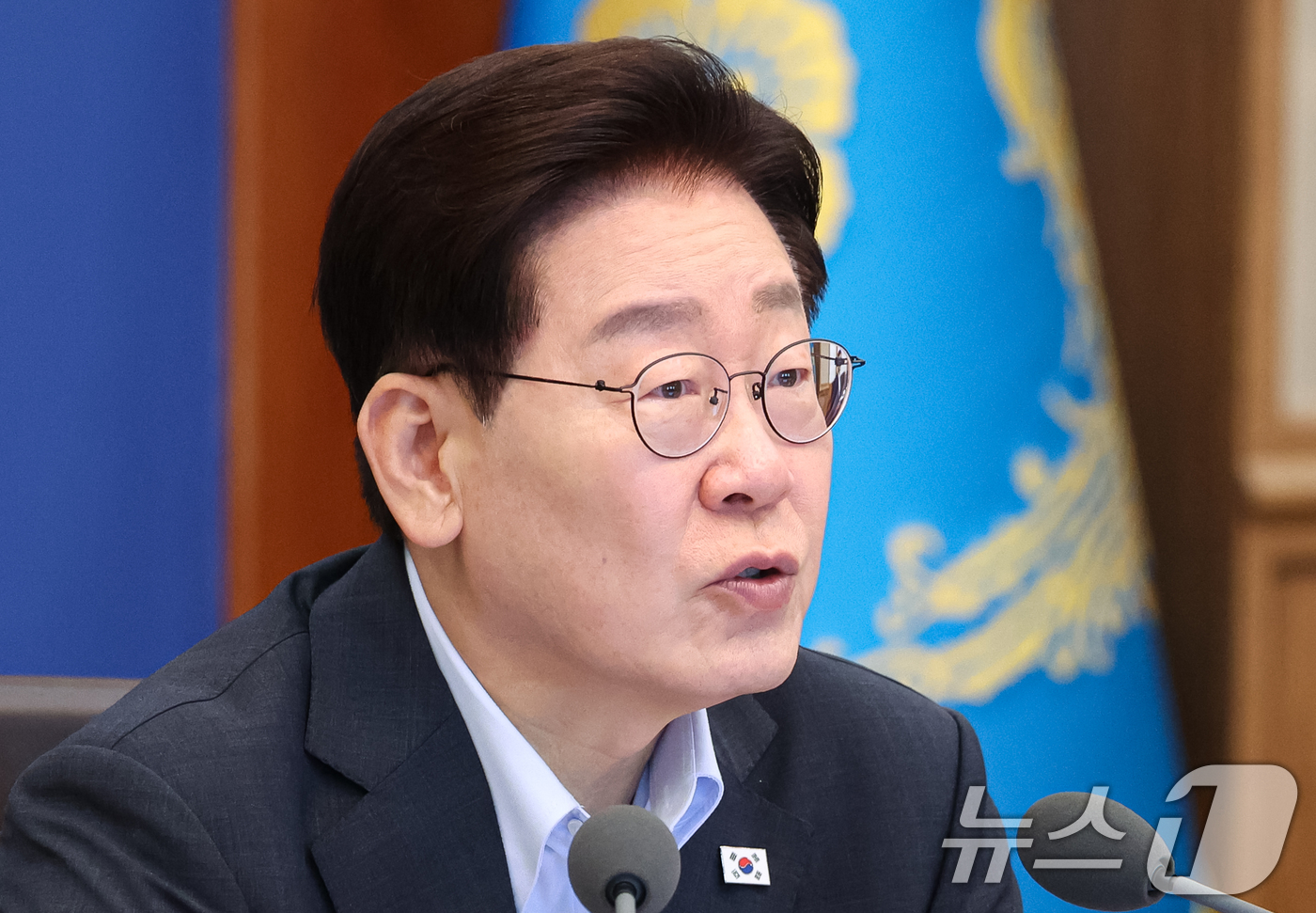 (서울=뉴스1) 이재명 기자 = 이재명 대통령이 4일 청와대에서 열린 국무회의에서 발언을 하고 있다. (청와대통신사진기자단) 2026.8.4/뉴스1