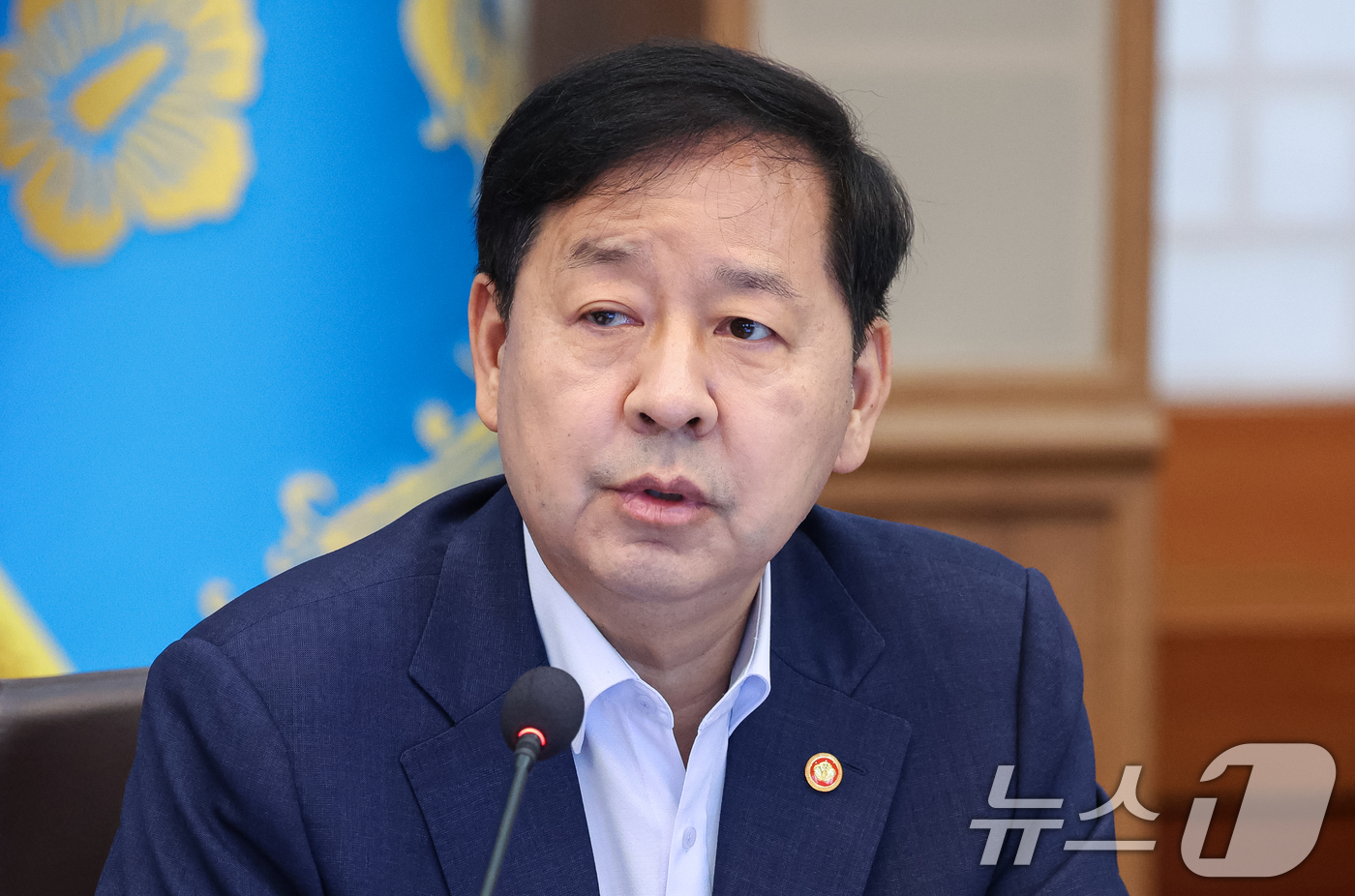 (서울=뉴스1) 이재명 기자 = 구윤철 부총리 겸 재정경제부 장관이 4일 청와대에서 열린 국무회의에서 발언을 하고 있다. (청와대통신사진기자단) 2026.8.4/뉴스1