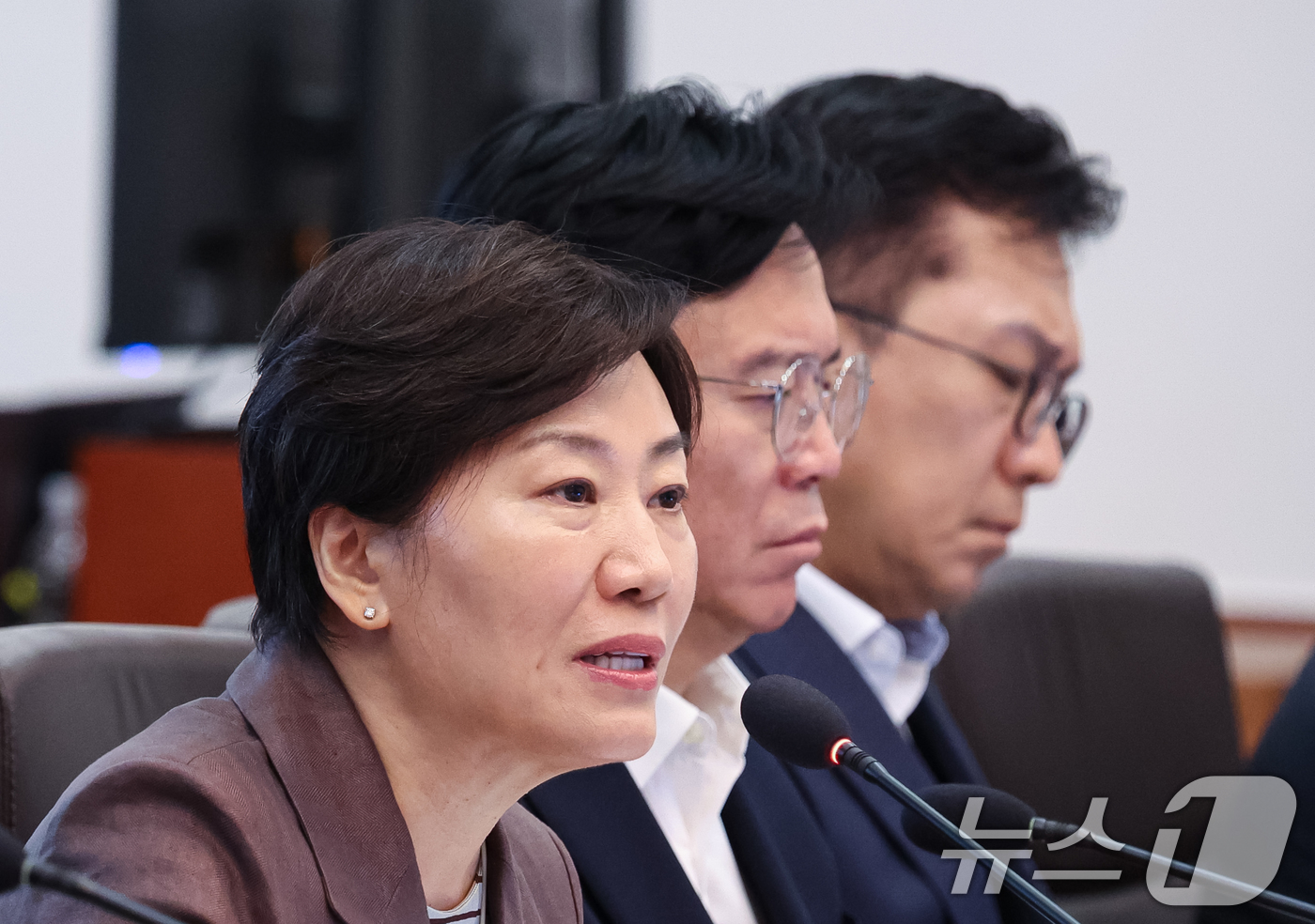 (서울=뉴스1) 이재명 기자 = 송미령 농림축산식품부 장관이 4일 청와대에서 열린 국무회의에서 발언을 하고 있다. (청와대통신사진기자단) 2026.8.4/뉴스1