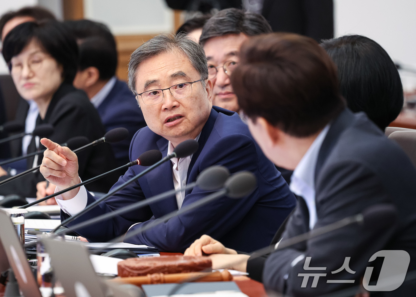 (서울=뉴스1) 이재명 기자 = 조현 외교부 장관이 4일 청와대에서 열린 국무회의에서 발언을 하고 있다. (청와대통신사진기자단) 2026.8.4/뉴스1