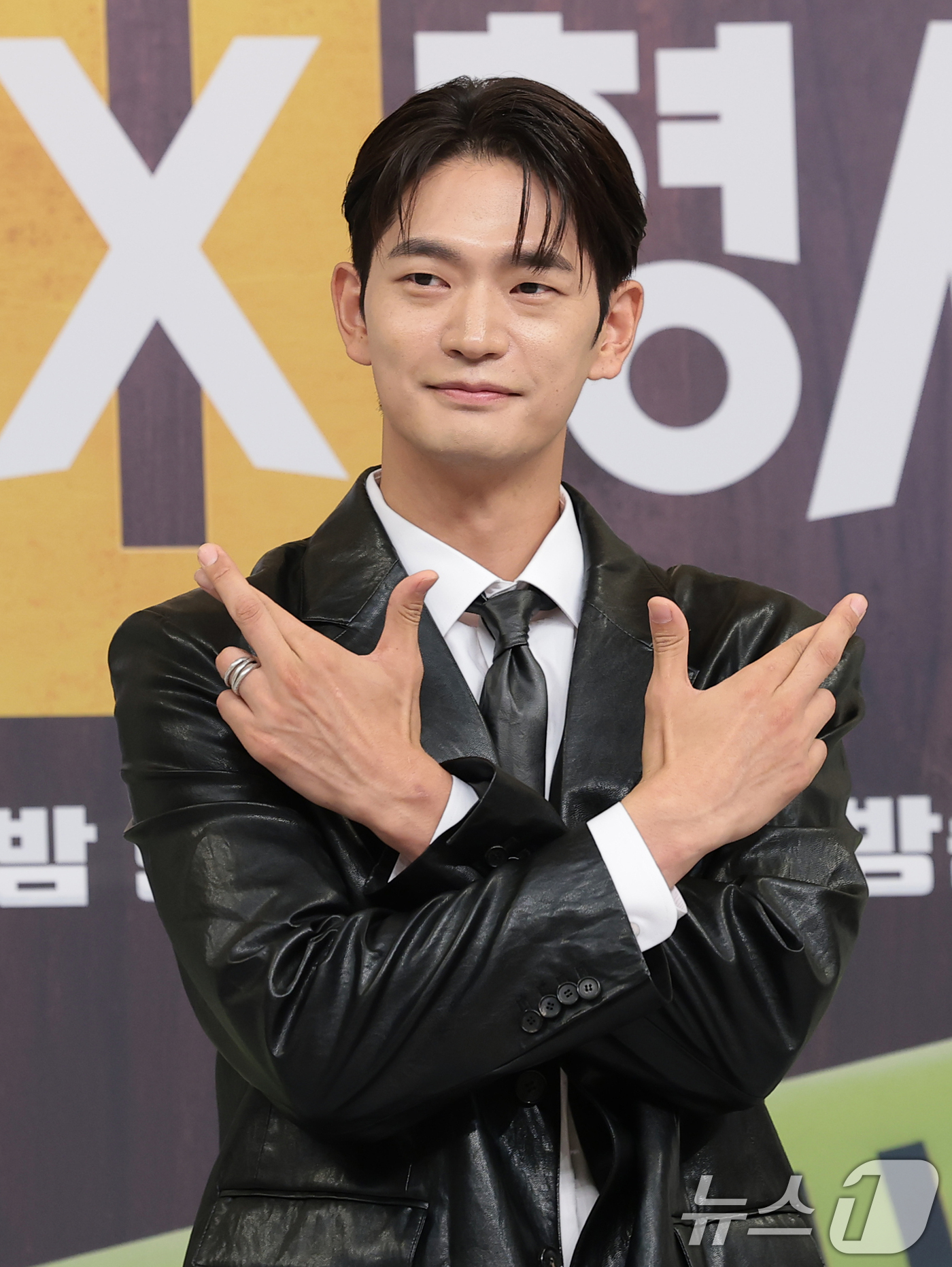 (서울=뉴스1) 권현진 기자 = 배우 강상준이 4일 서울 양천구 SBS에서 열린 SBS 새 금토드라마 '재벌X형사2' 제작발표회에서 포즈를 취하고 있다.'재벌X형사2'는 수사가 막 …