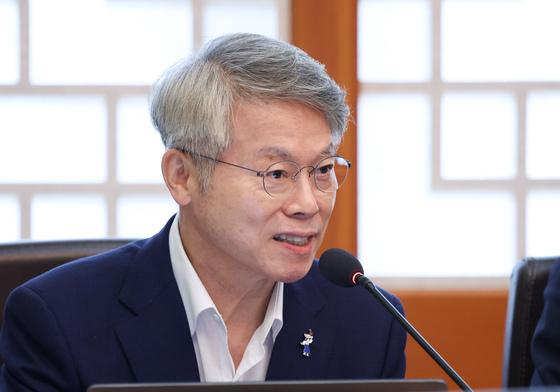 국무회의 발언하는 민형배 시장