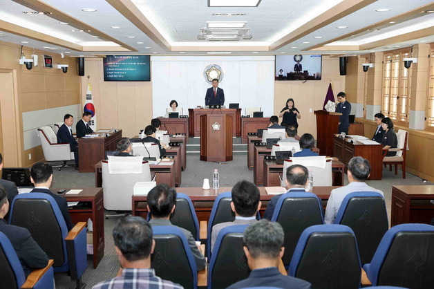 10대 태안군의회 첫 임시회…9일간 의정활동 돌입