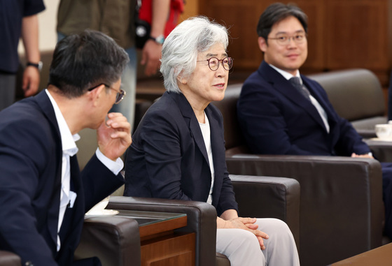 발언하는 박은정 대법관 후보 추천위원장