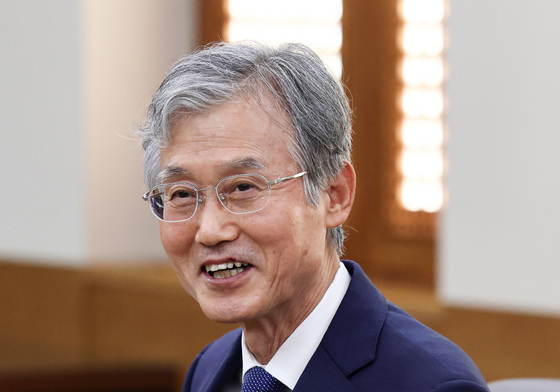 대법관 후보 추천위원회 접견하는 조희대 대법원장